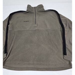 Columbia Sweater Mens Size XL. 1/4 Zip Pullover Long Sleeve Mock Neck Fleece‎